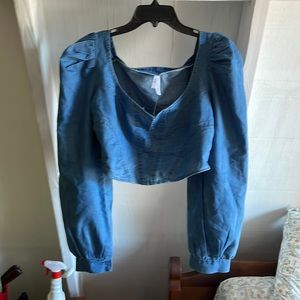 Jeans blouse very nice